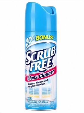 Scrub Free Blue Glass Cleaner - Foaming Action